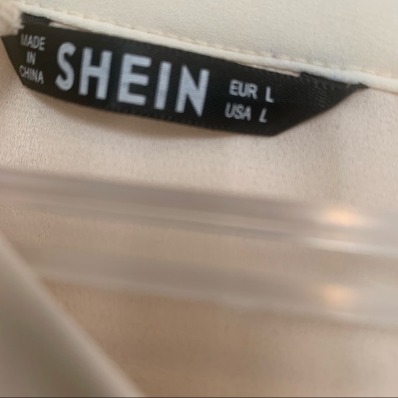 Women’s white chiffon blouse, Large - Picture 10 of 10